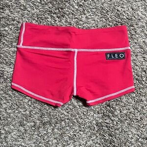 Fleo Bold Red Workout Shorts “NICE” OG